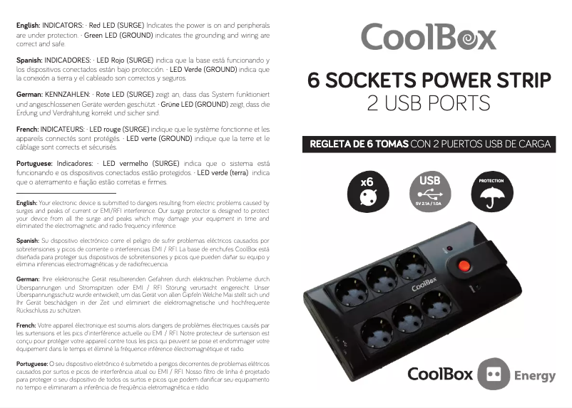 Page 1 of the manual User Manual CoolBox FALCOOBE06U2
