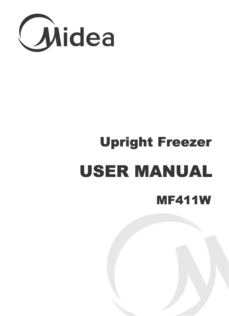 First page image of the manual for MF411W