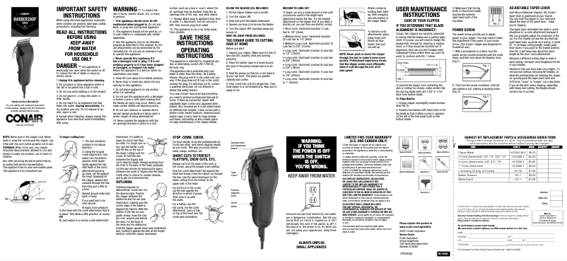 First page image of the manual for HC5000