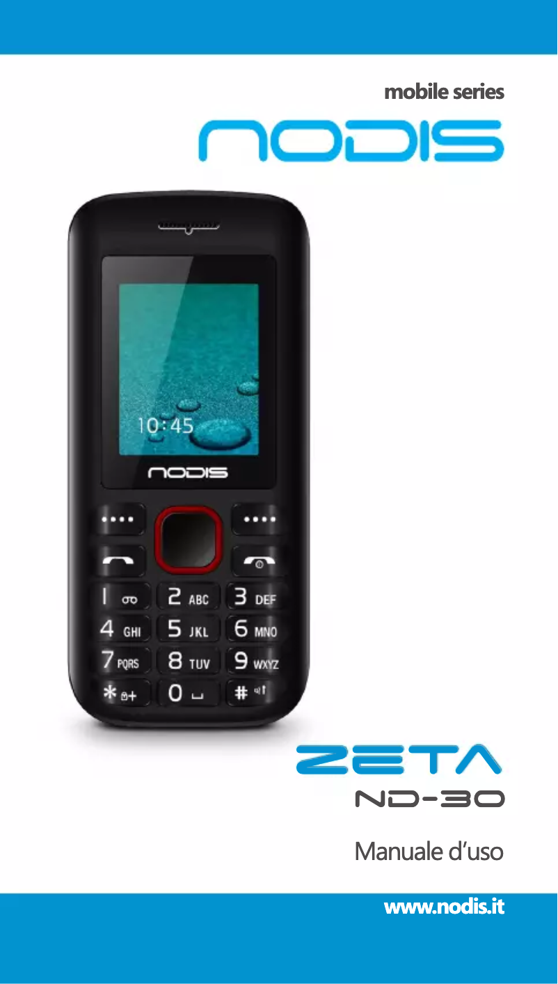 First page image of the manual for ND-30