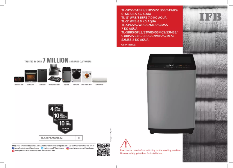 Page 1 of the manual User Manual IFB TL-S1WRS