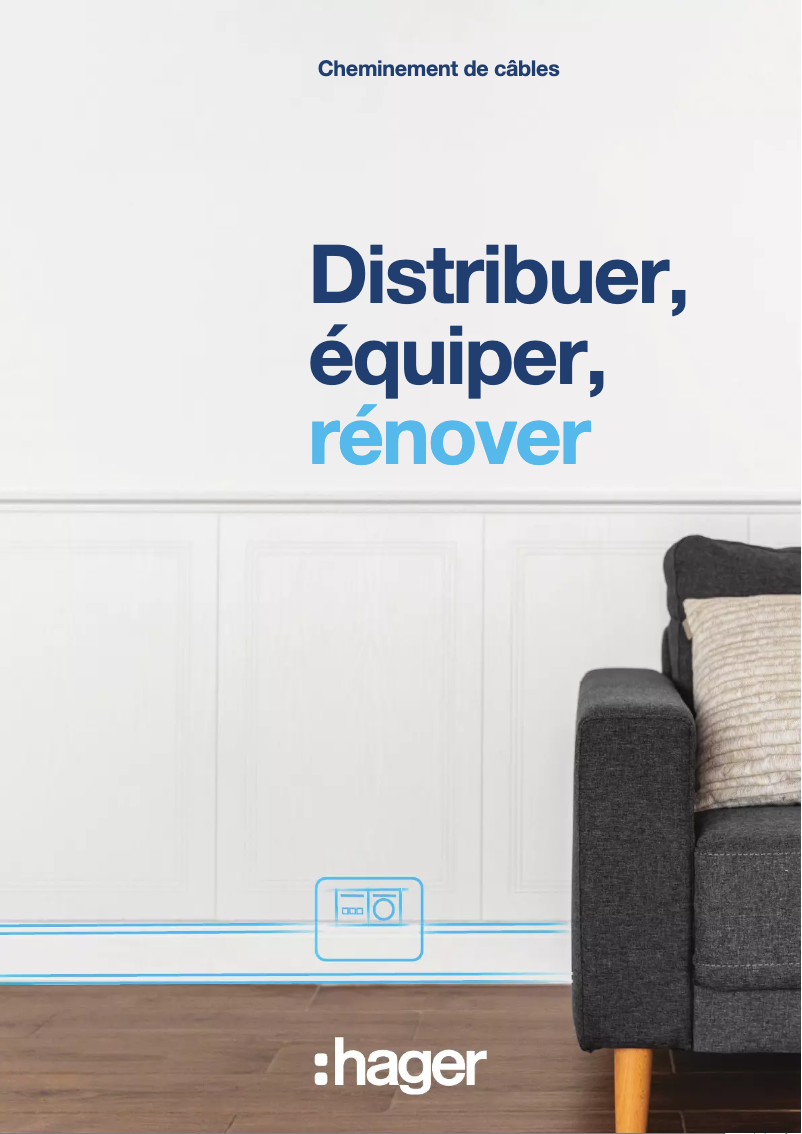 Page 1 of the manual Brochure Hager WS120