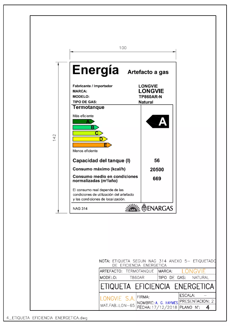 Page 1 of the manual User Manual Longvie TP860AR
