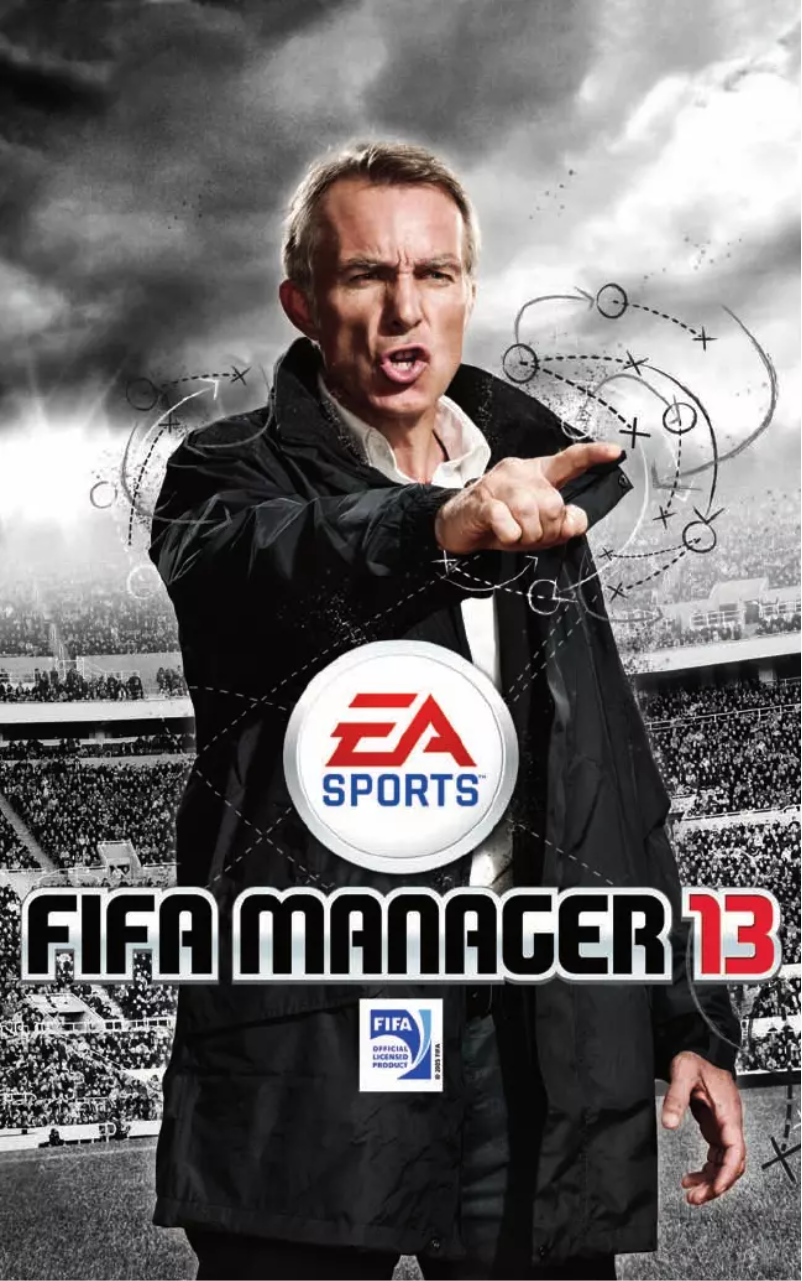 Image de la première page du manuel de l'appareil Fifa Manager 13 (PC)