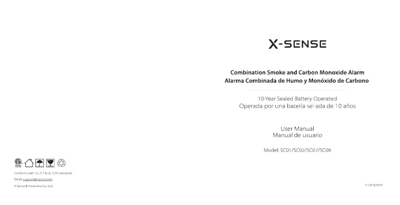 Image de la première page du manuel de l'appareil SC07