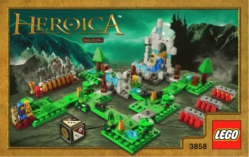 Page 1 of the manual User Manual Lego Heroica Waldurk Forest
