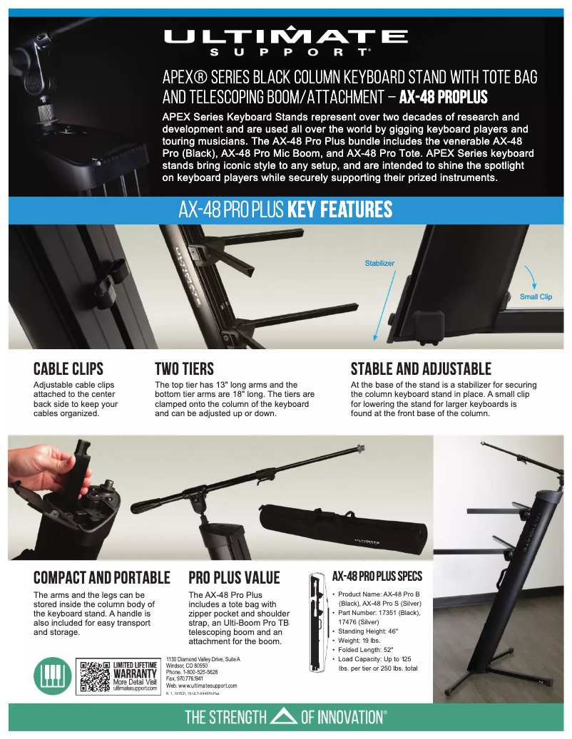 First page image of the manual for APEX AX-48 Pro Plus