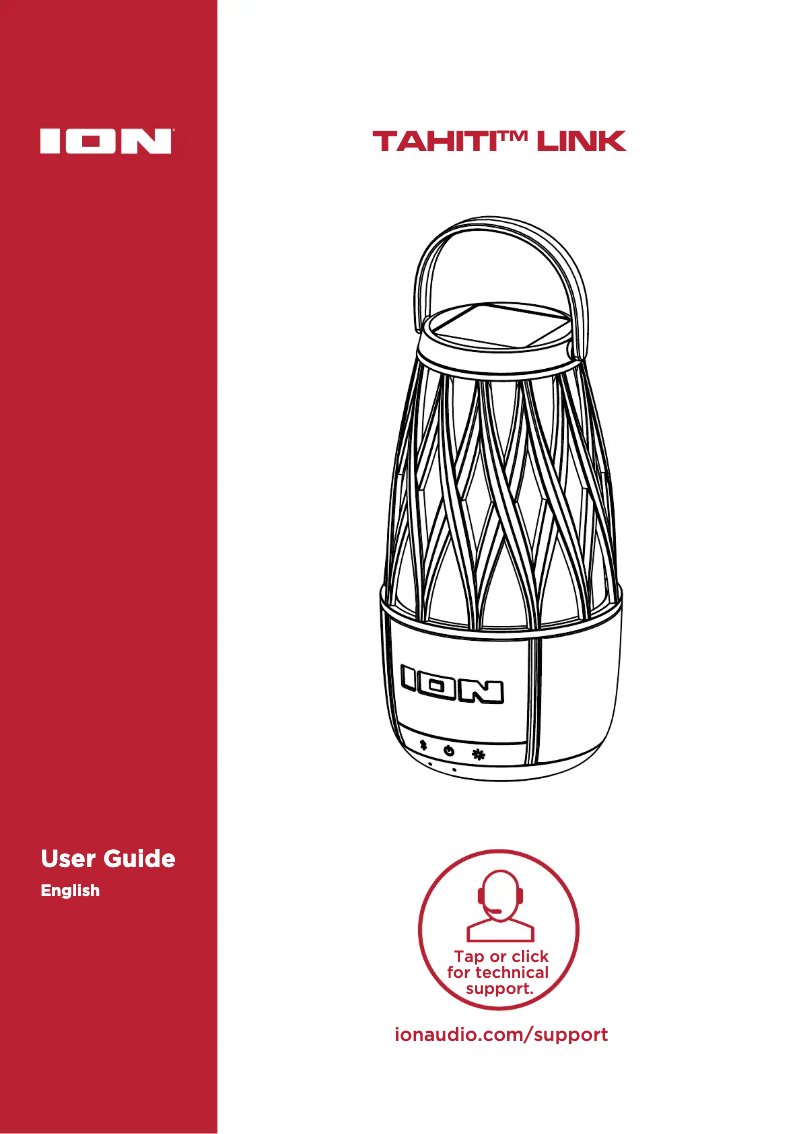 Page 1 of the manual User Manual ION Tahiti Link