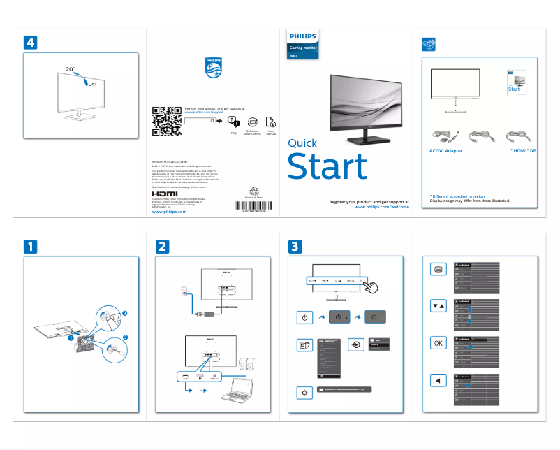 First page image of the manual for 242E1GSJ