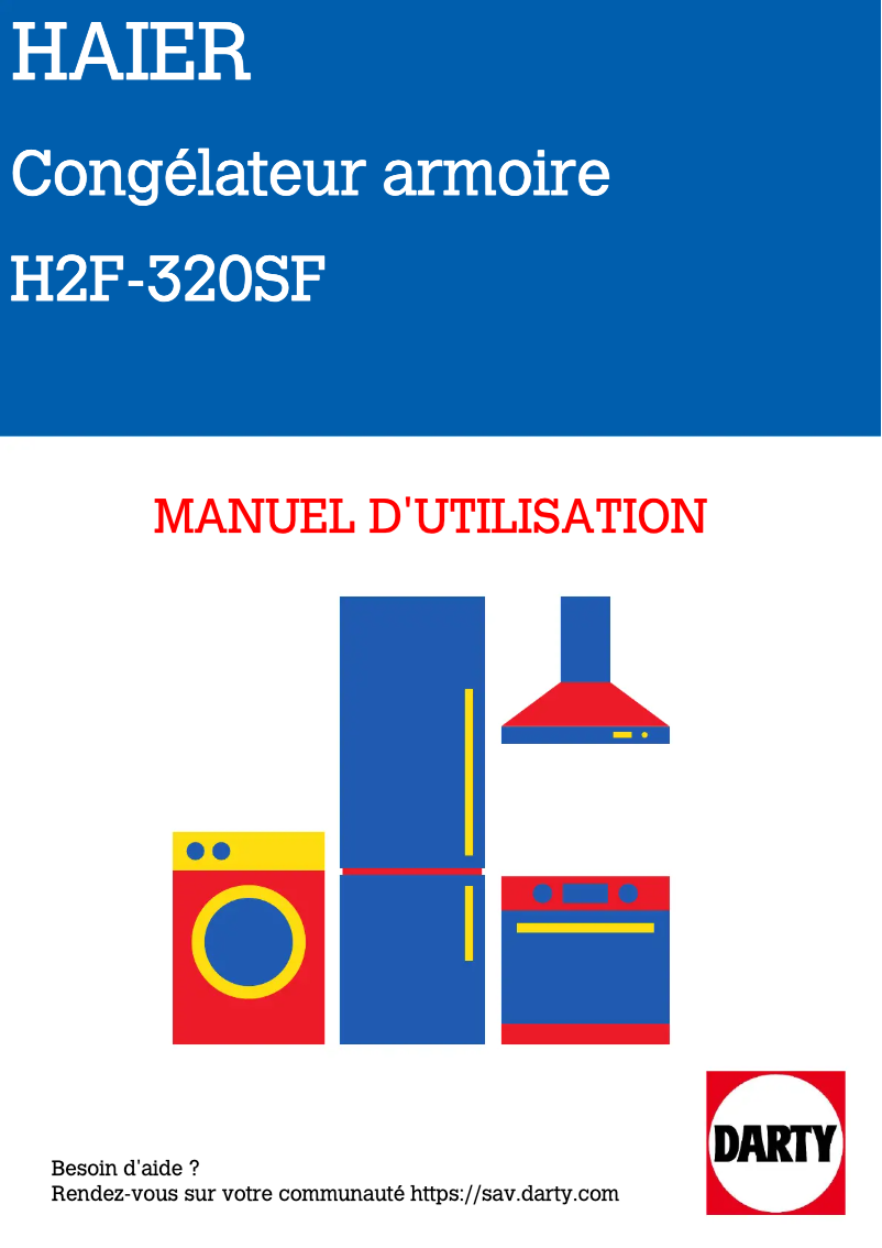 Page 1 of the manual User Manual Haier H2F-320SF