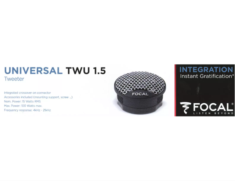 First page image of the manual for Universal TWU 1.5