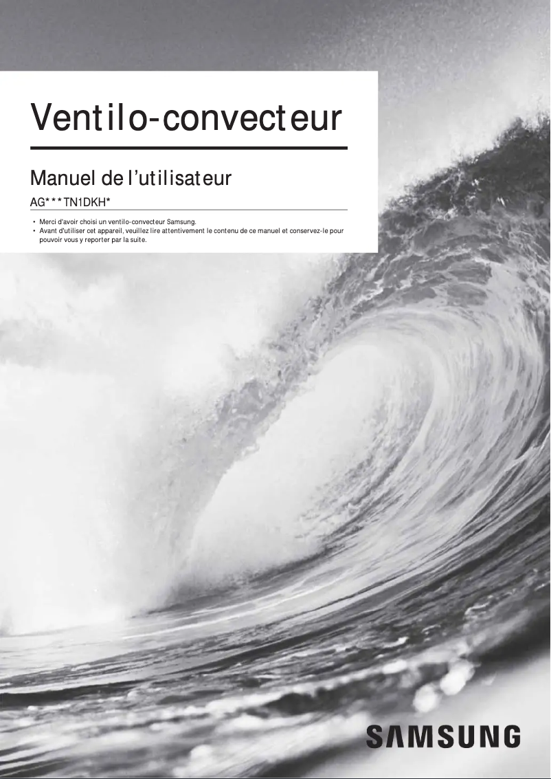 Page 1 of the manual User Manual Samsung AG042TN1DKH