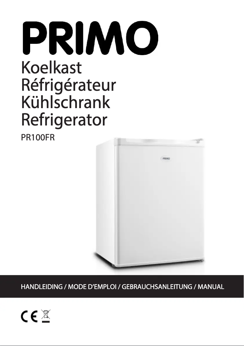 Page 1 of the manual User Manual Primo PR100FR