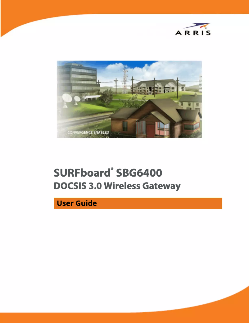 Page 1 of the manual User Manual Arris SURFboard SBG6400