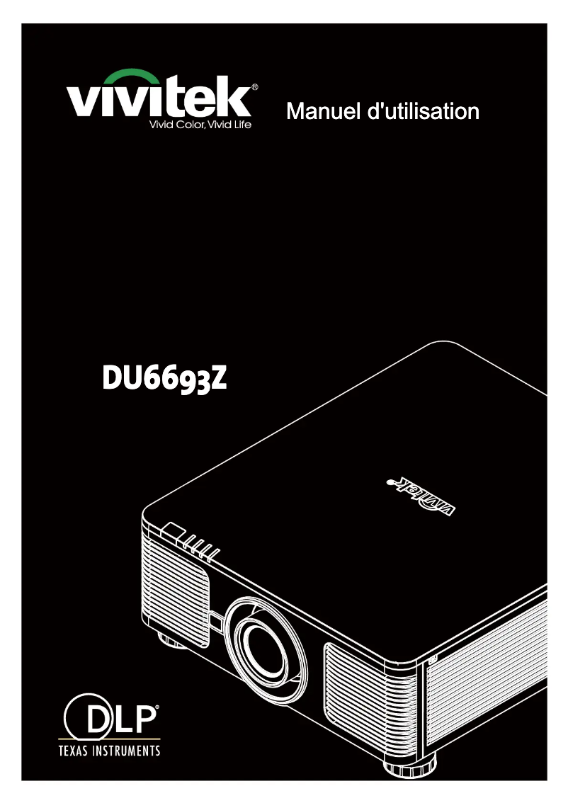 Image de la première page du manuel de l'appareil DU6693Z