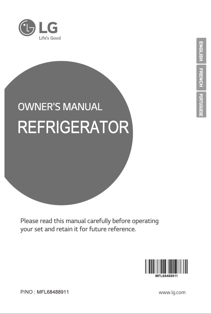 Page 1 of the manual User Manual LG GL-M492GGLJ