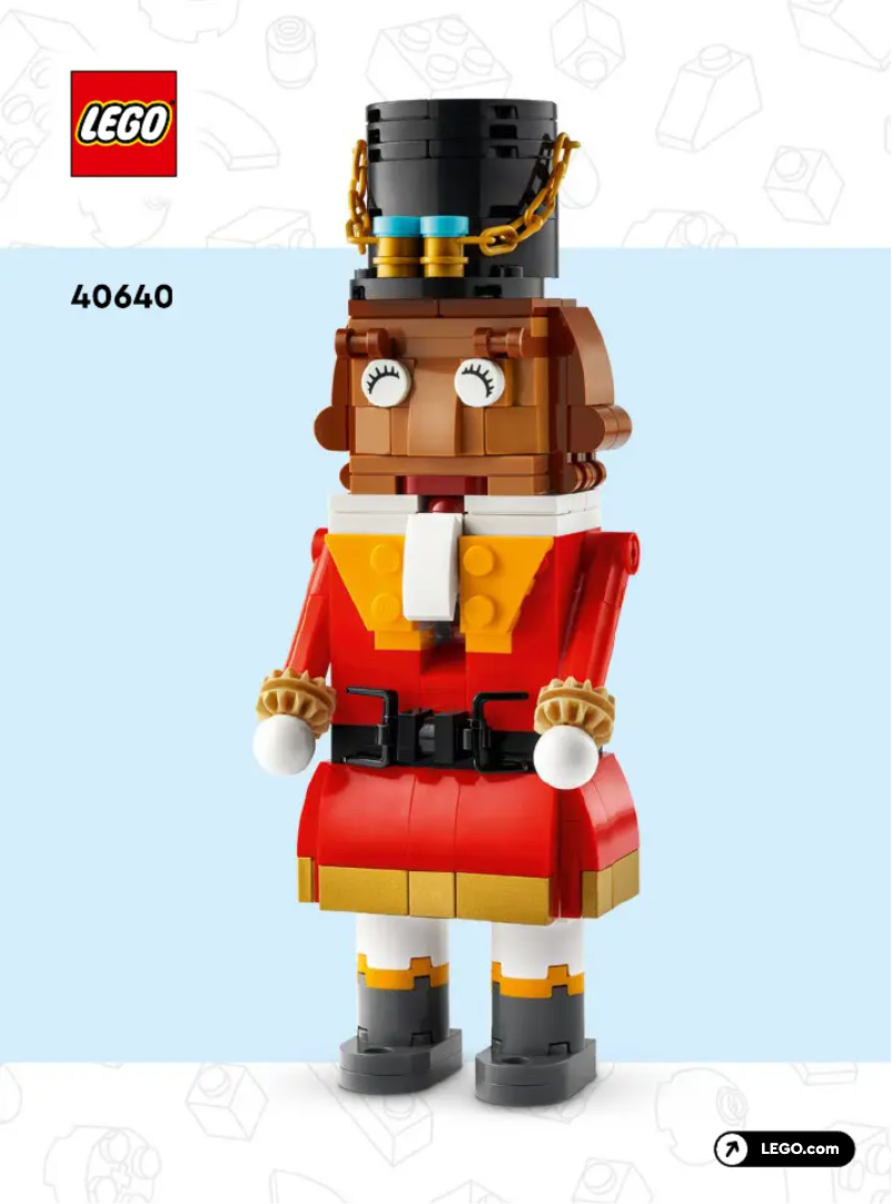 Page 1 of the manual User Manual Lego Nutcracker 40640