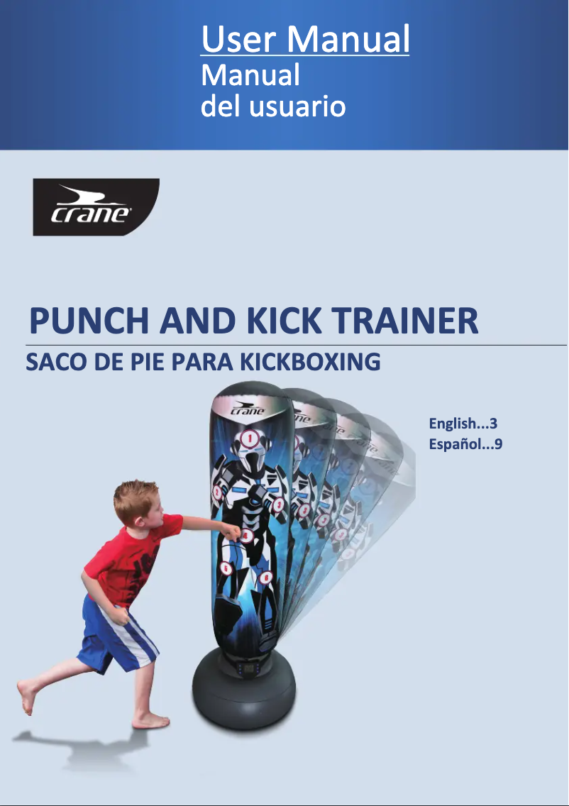First page image of the manual for Punch and Kick Trainer 1551520