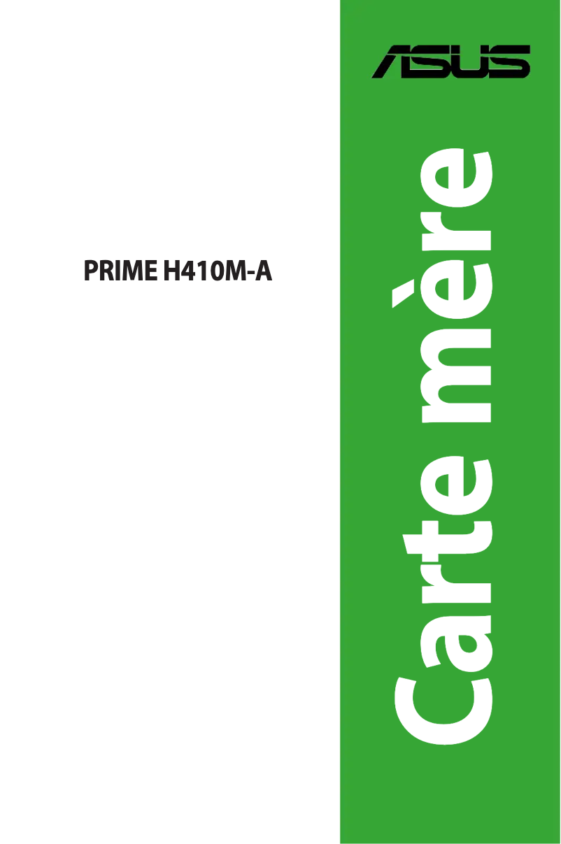 First page image of the manual for Prime H410M-A