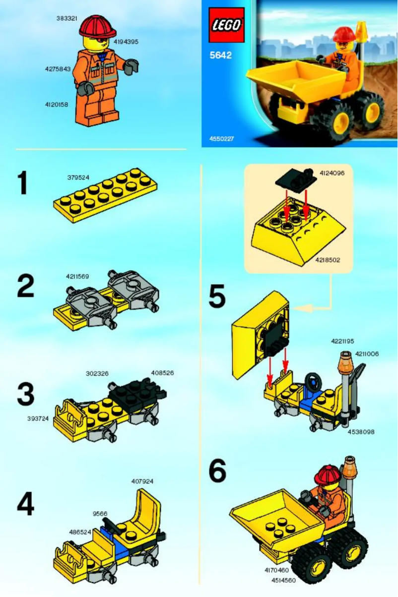 Page 1 of the manual User Manual Lego Tipper Truck