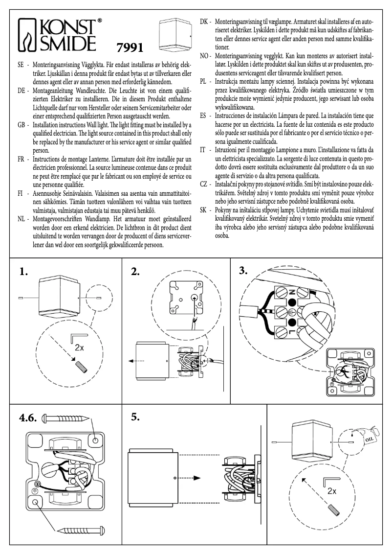 First page image of the manual for Monza