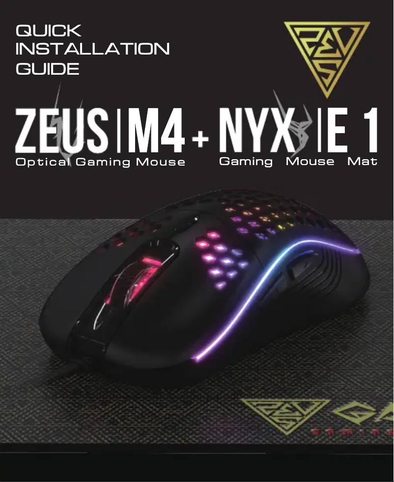 First page image of the manual for Zeus M4