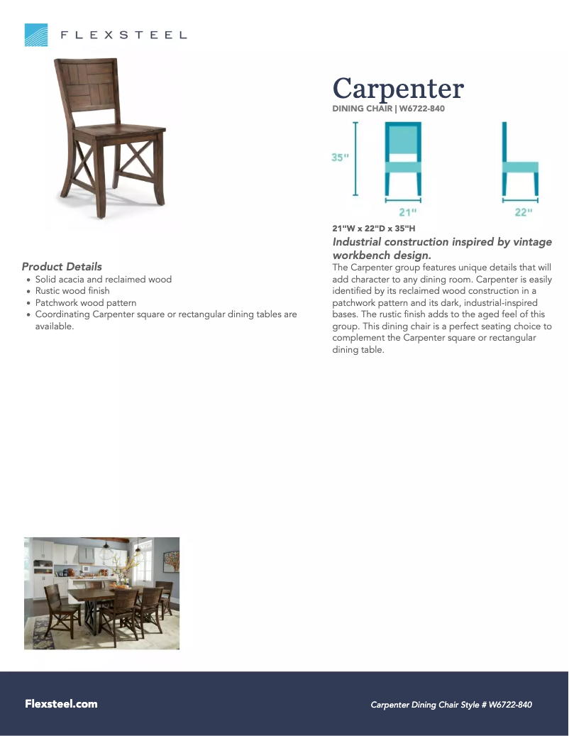 First page image of the manual for Carpenter W6722-840