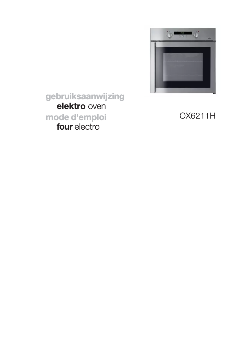 First page image of the manual for OX6211H