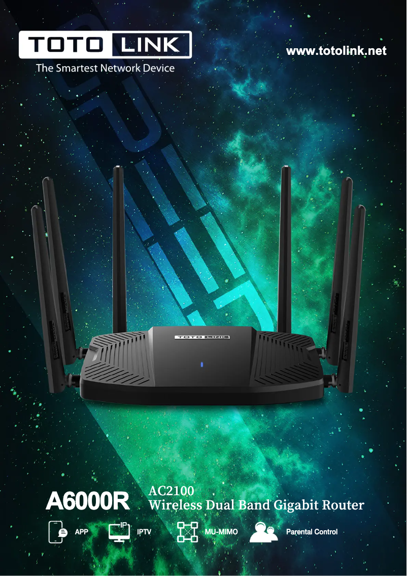 First page image of the manual for A6000R