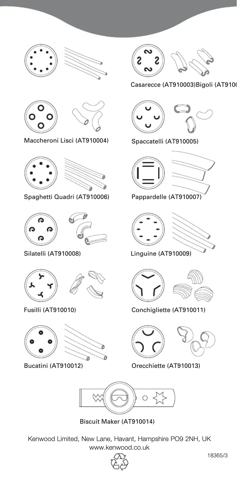 First page image of the manual for kMix AX910