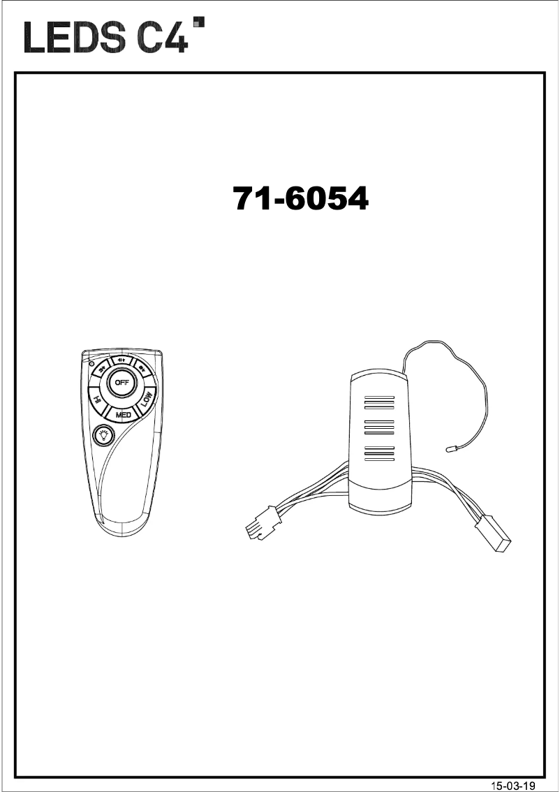 First page image of the manual for 71-6054