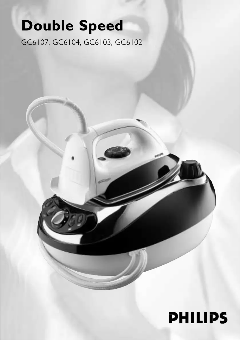 Page 1 of the manual User Manual Philips Double Speed GC6106