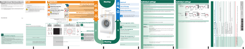 First page image of the manual for WAS32490SN
