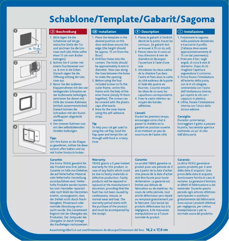 First page image of the manual for 38602