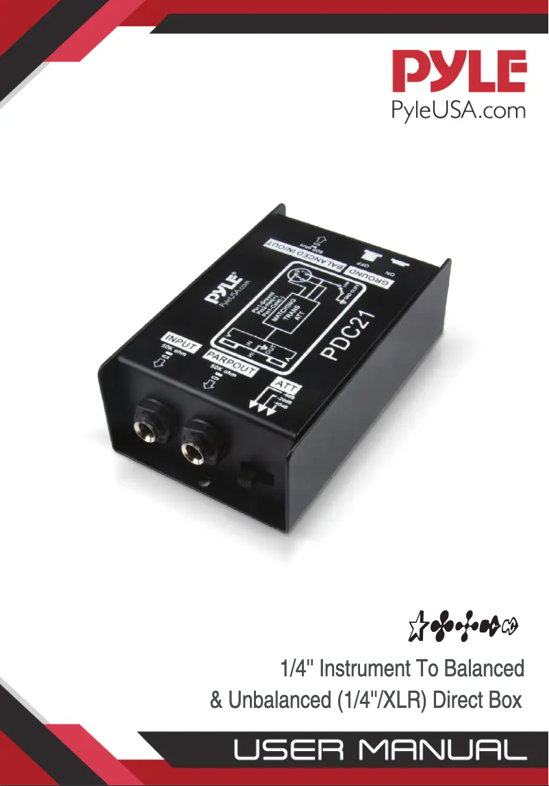 First page image of the manual for PDC21