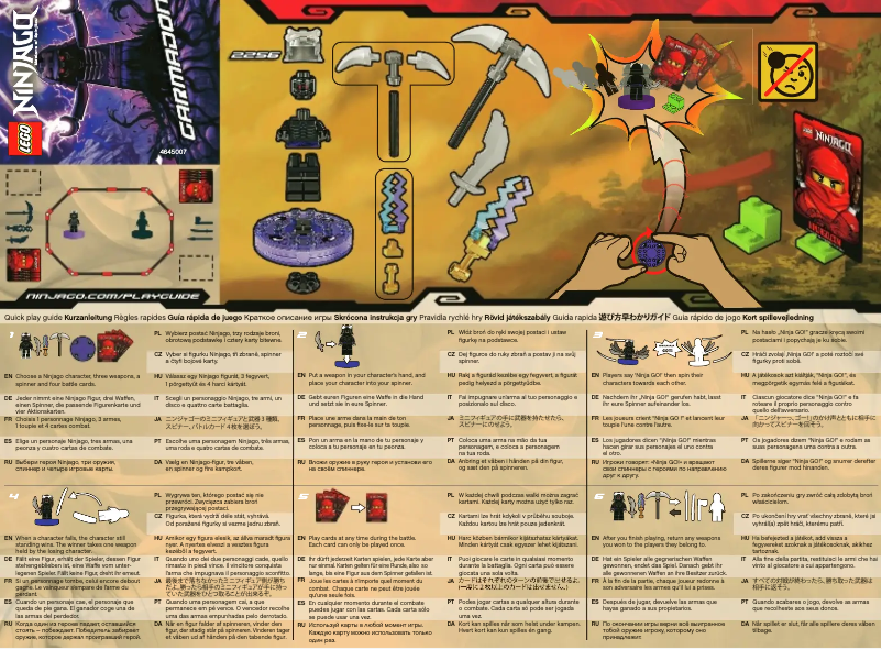 Page 1 of the manual User Manual Lego Lord Garmadon