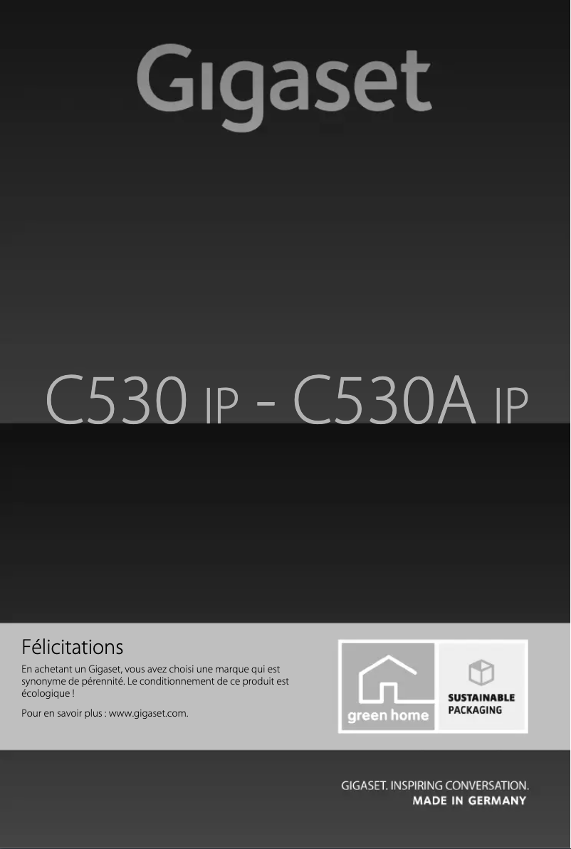 First page image of the manual for C530A IP