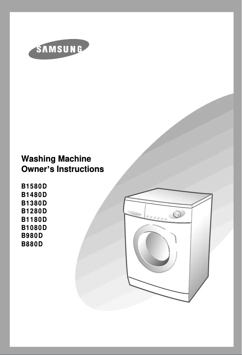 Page 1 of the manual User Manual Samsung B1180D