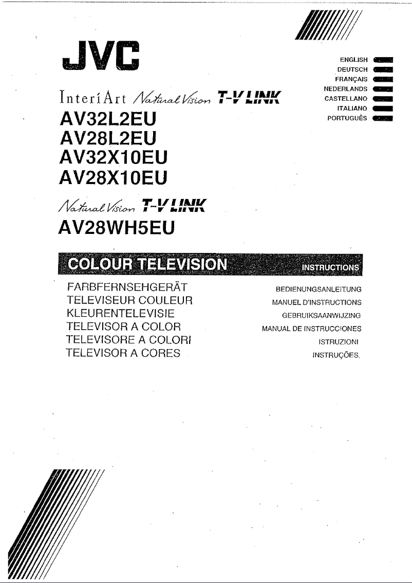 First page image of the manual for AV28L2EU