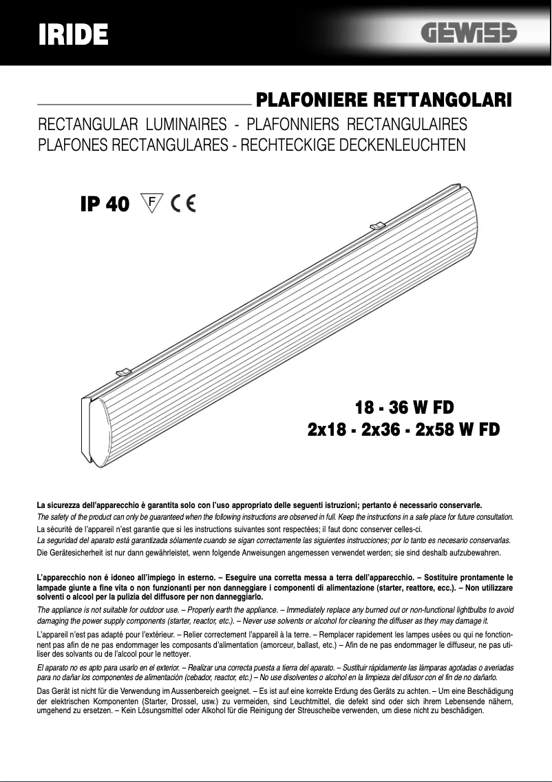 First page image of the manual for GW80554
