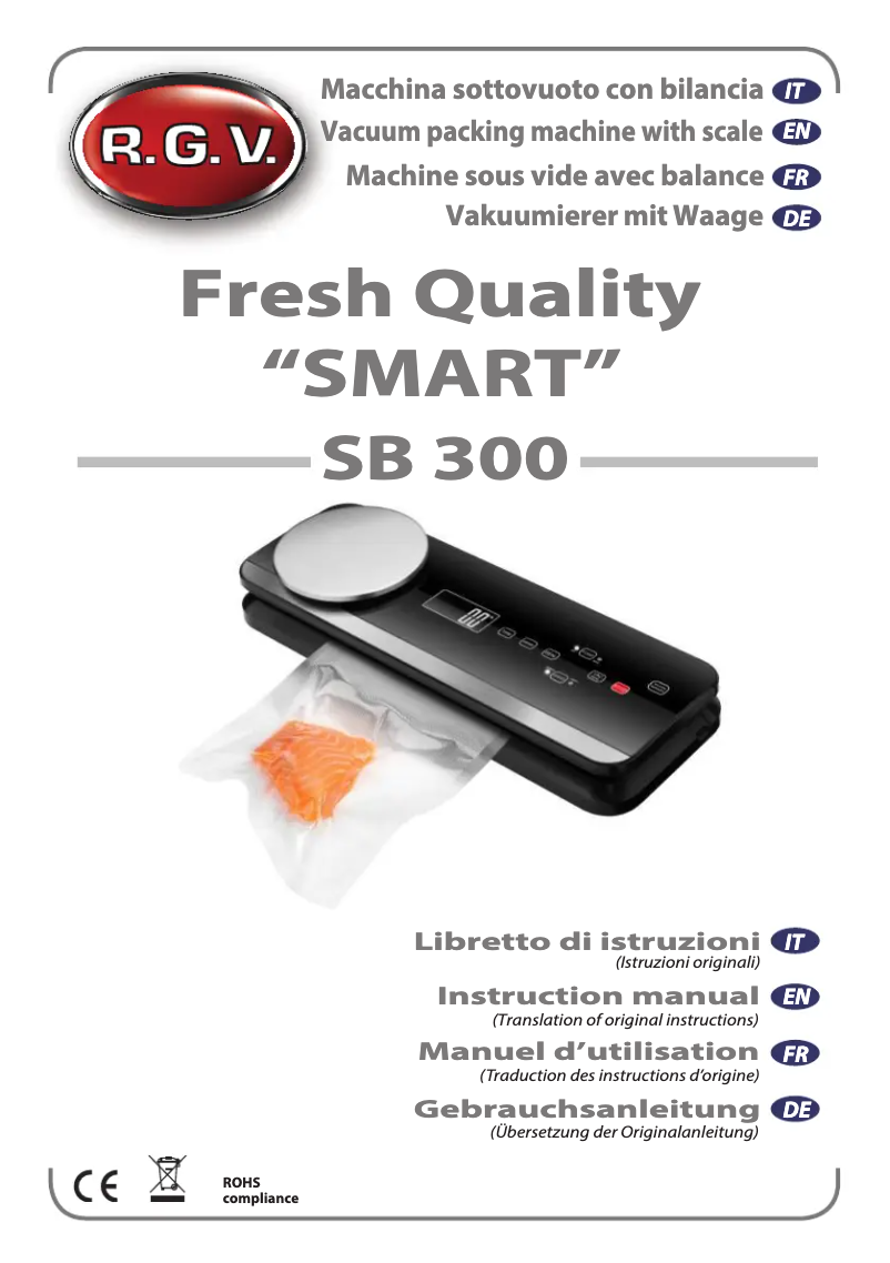 Image de la première page du manuel de l'appareil Smart SB300