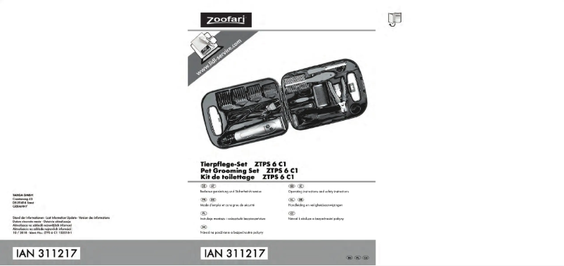 First page image of the manual for ZTPS 6 C1