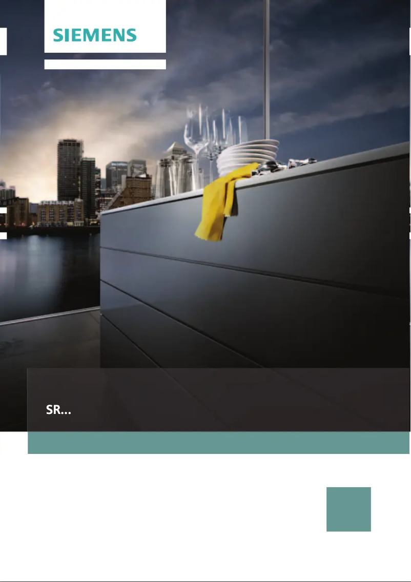 Page 1 of the manual User Manual Siemens SR26T291EU