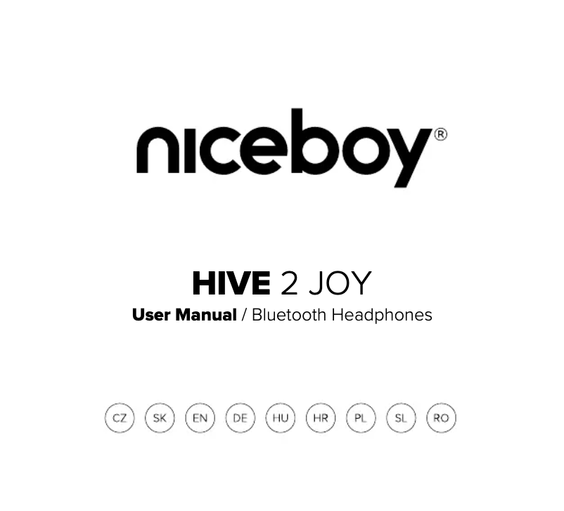 Page 1 of the manual User Manual Niceboy HIVE 2 Joy