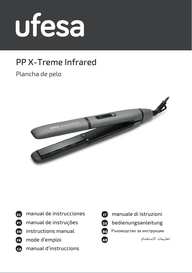 Page 1 of the manual User Manual Ufesa X-Treme Infrared