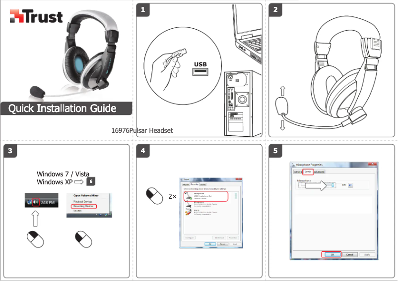 Page 1 of the manual User Manual Trust Pulsar