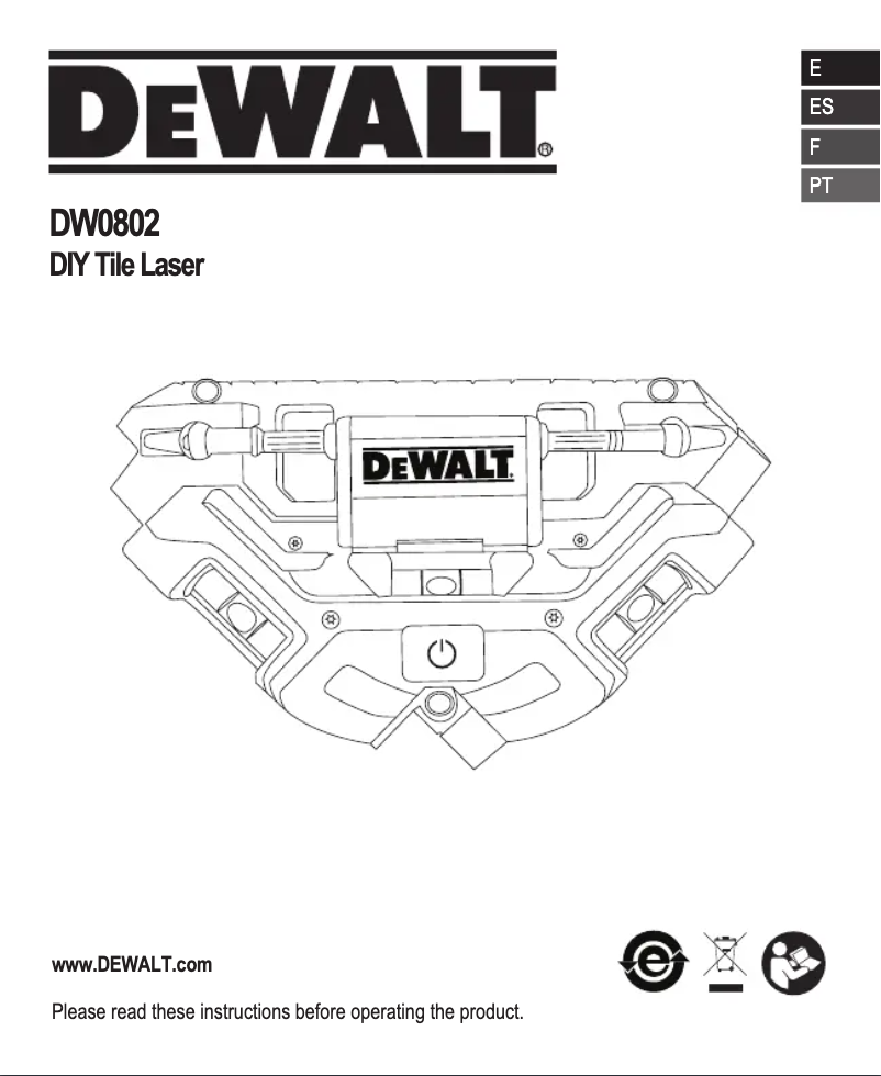 First page image of the manual for DW0802