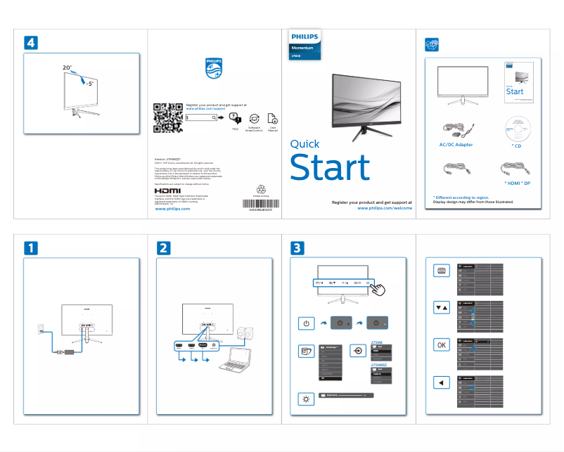 First page image of the manual for 275M8
