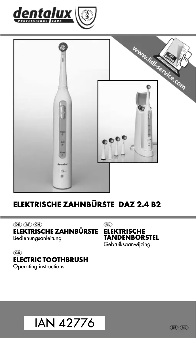 First page image of the manual for DAZ 2.4 B2