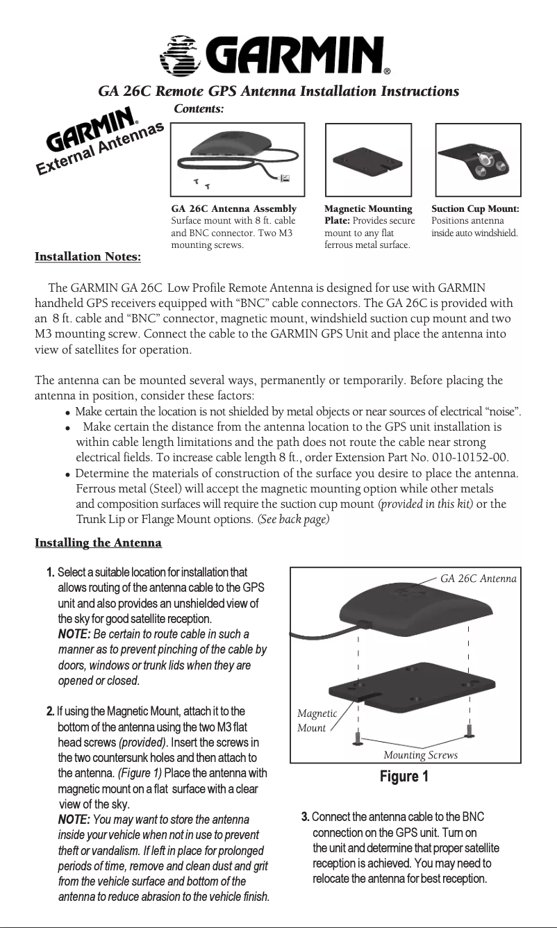First page image of the manual for GPSMAP 296